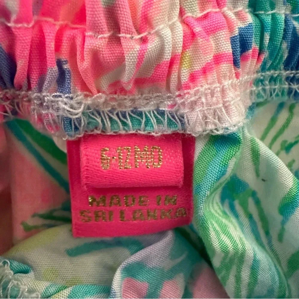 Lilly Pulitzer Baby Girls 6-12 months Diaper Cover Bottoms‎ Green Blue